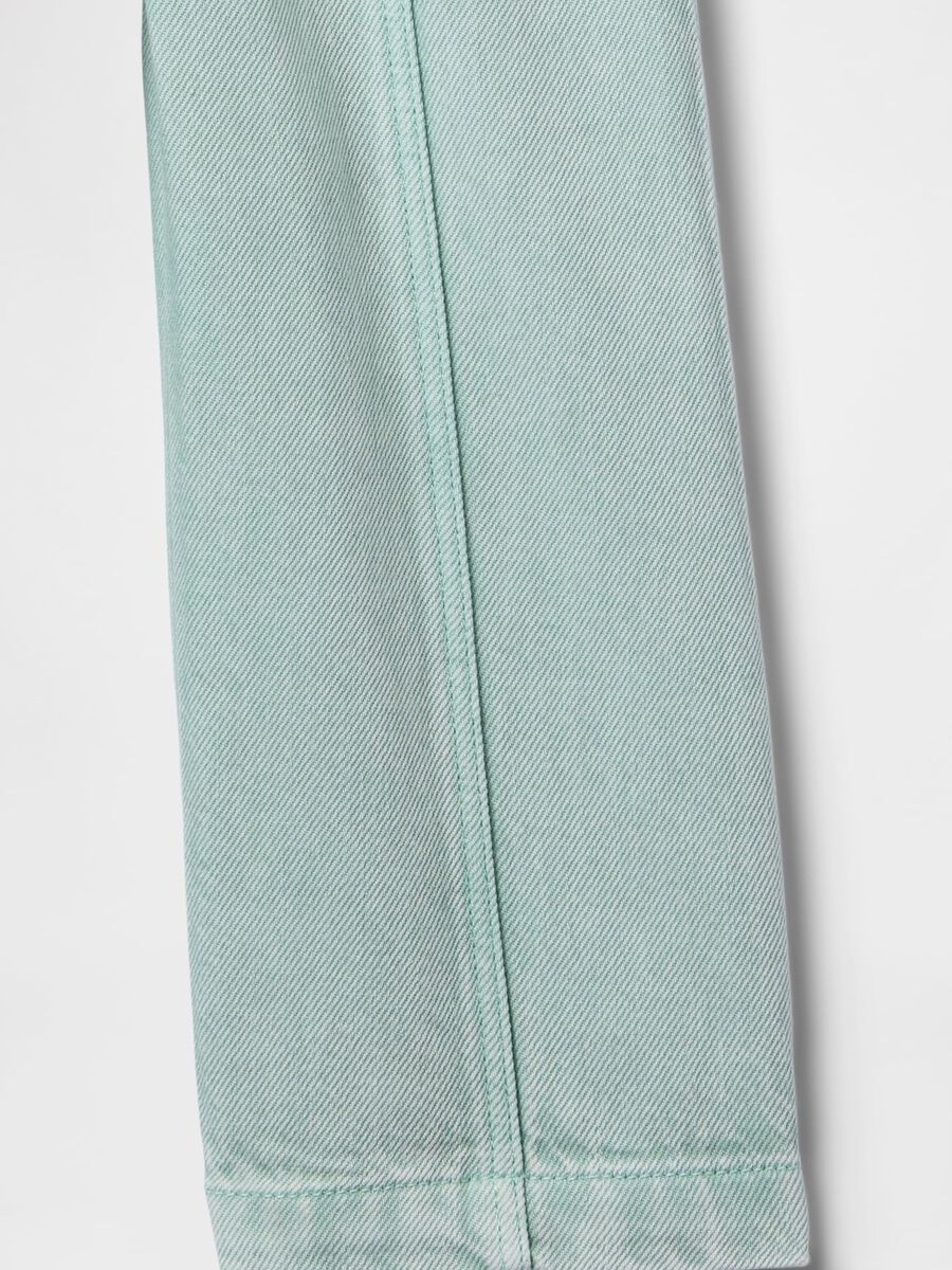 Pantaloni wide leg in denim_3