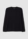 Black pure cotton regular fit pullover_4