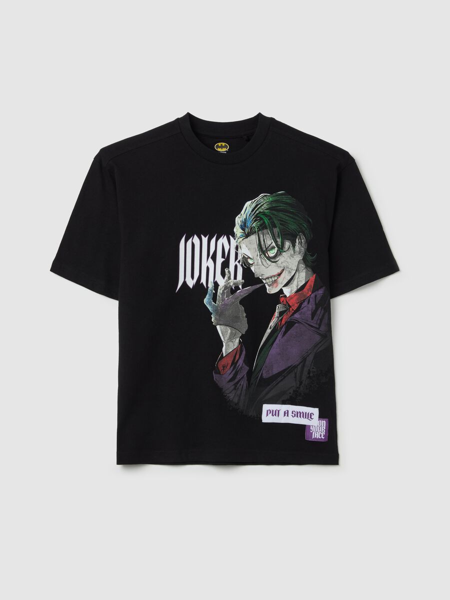 Cotton T-shirt with The Joker print_3