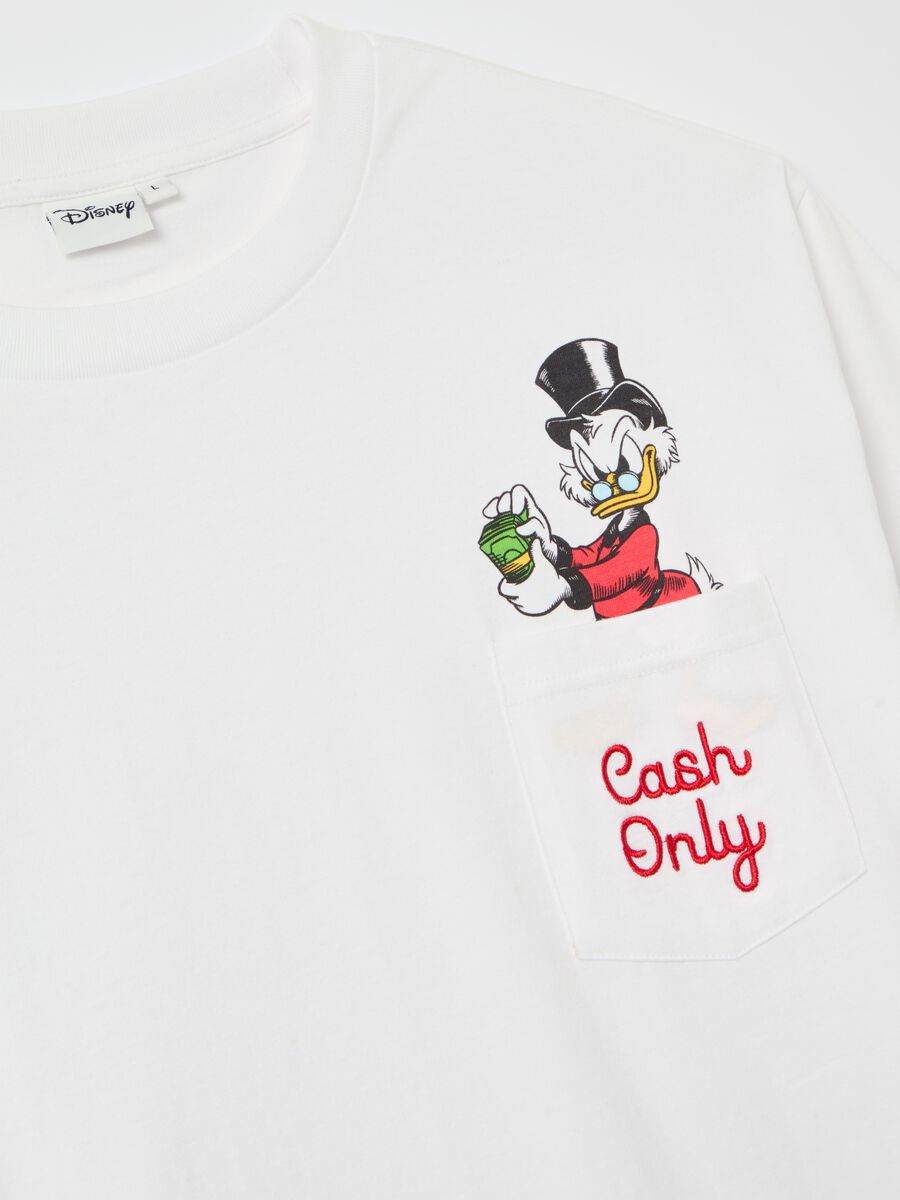 Cotton T-shirt with Scrooge McDuck print_5