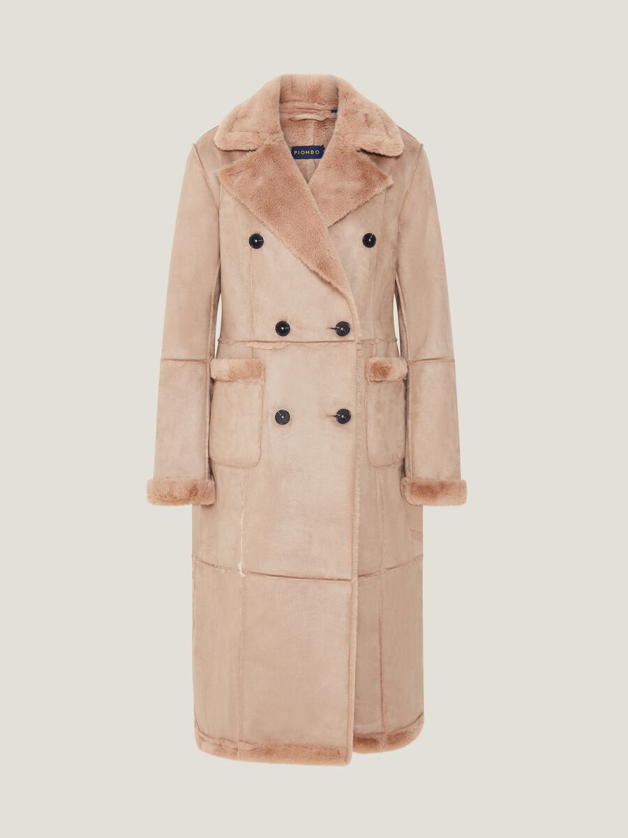 Cappotto lungo doppiopetto scamosciato_3