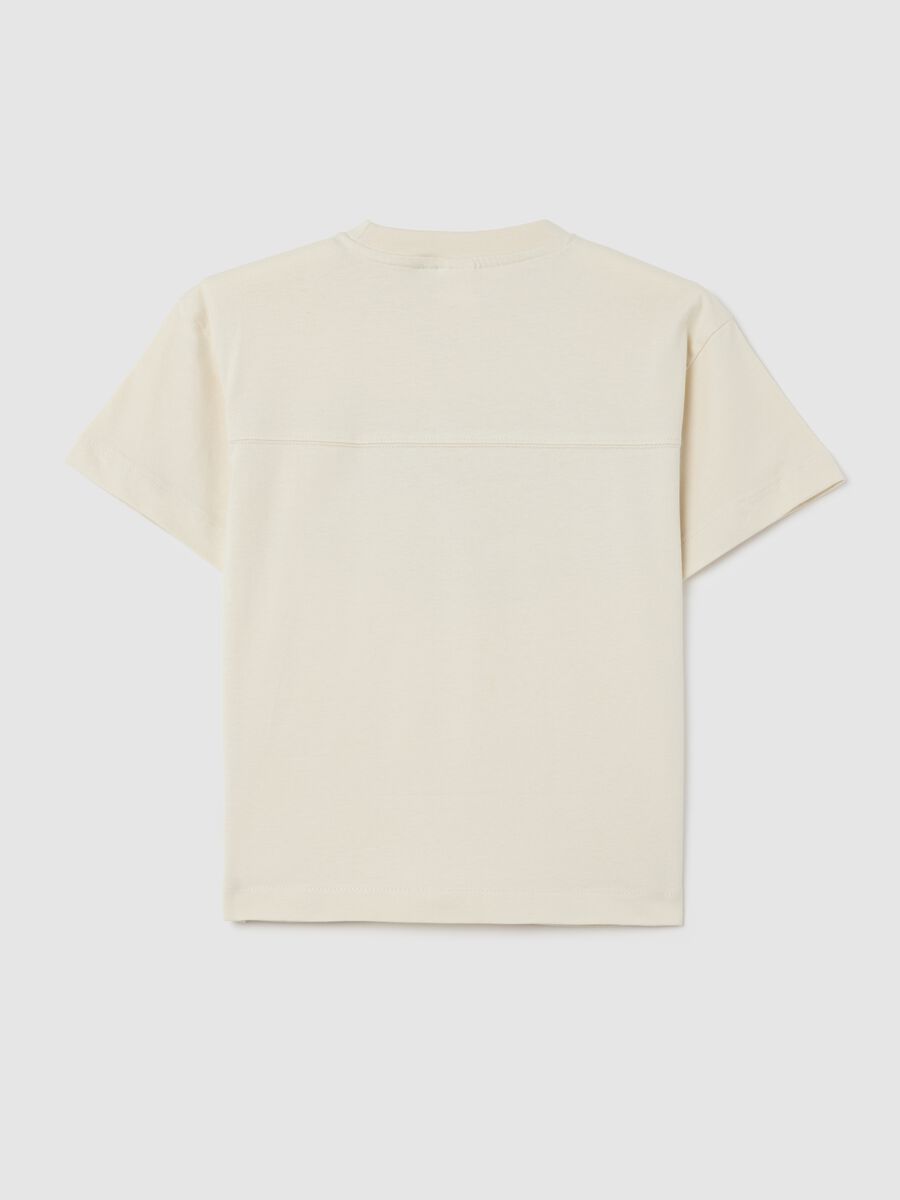 White short sleeve T-shirt with Everlast logo_1