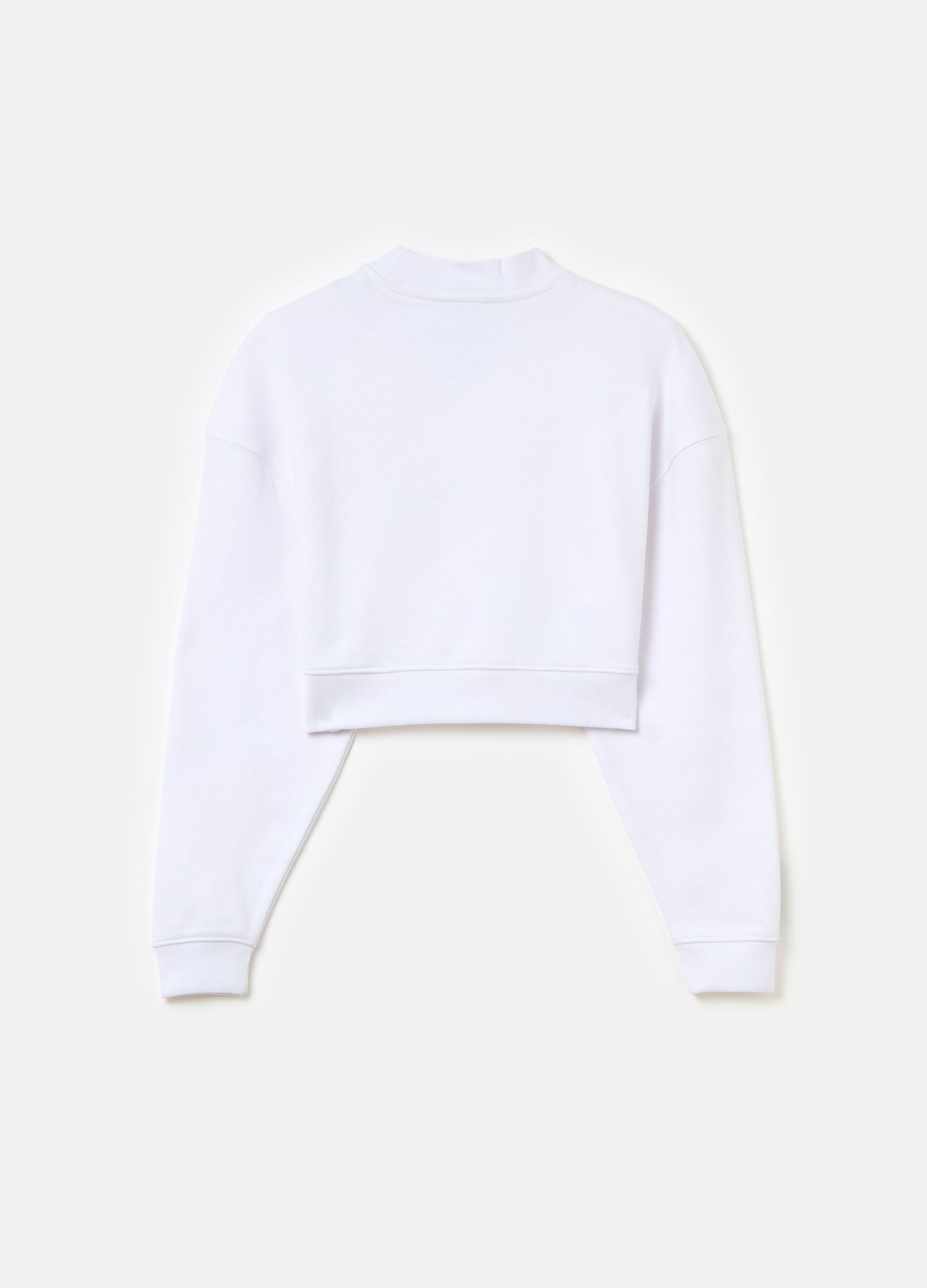 Crop Sweatshirt White
