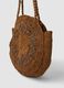 Round Brown Woven Shopper Bag_2