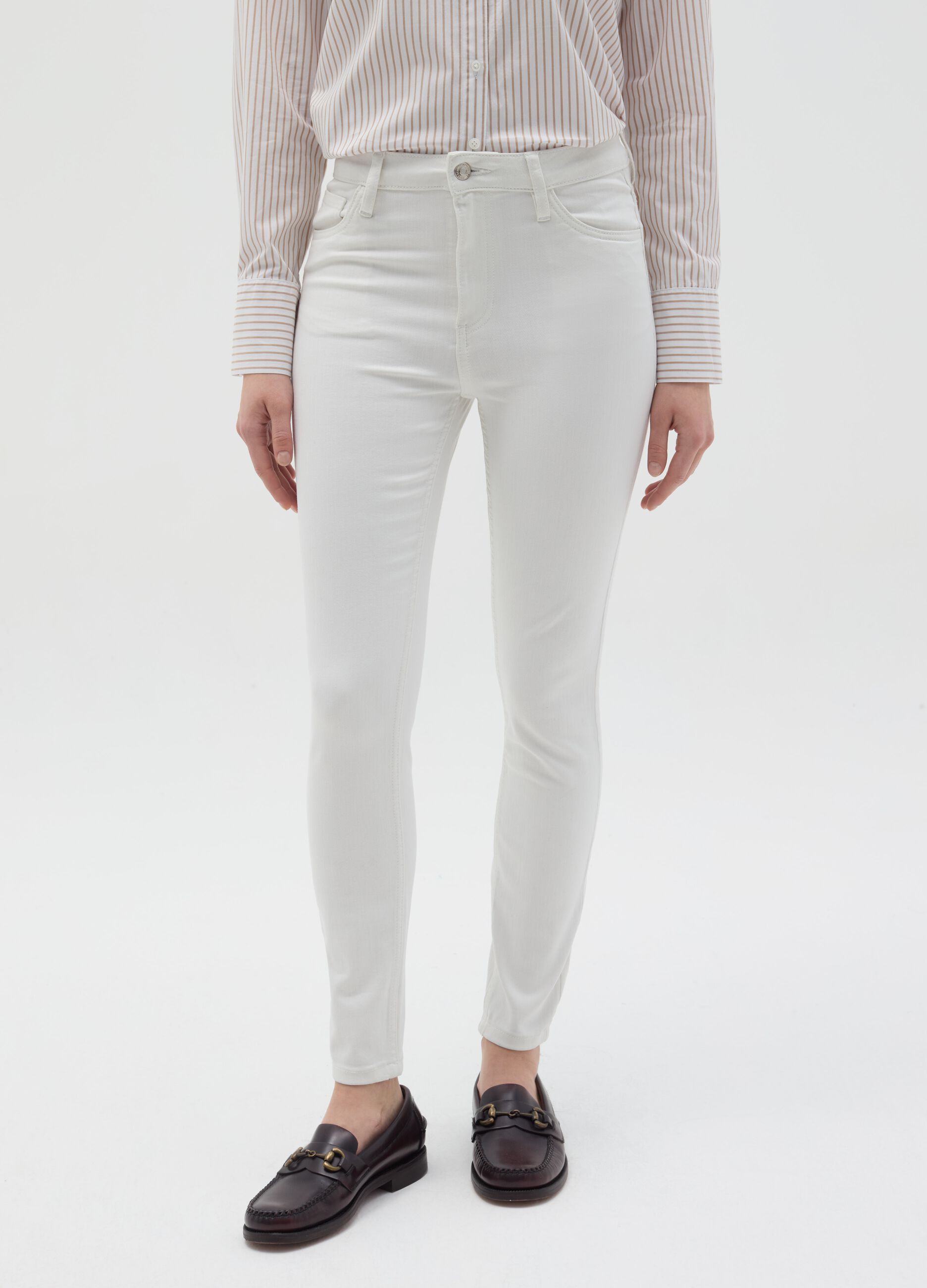 Skinny-fit jeans with five pockets