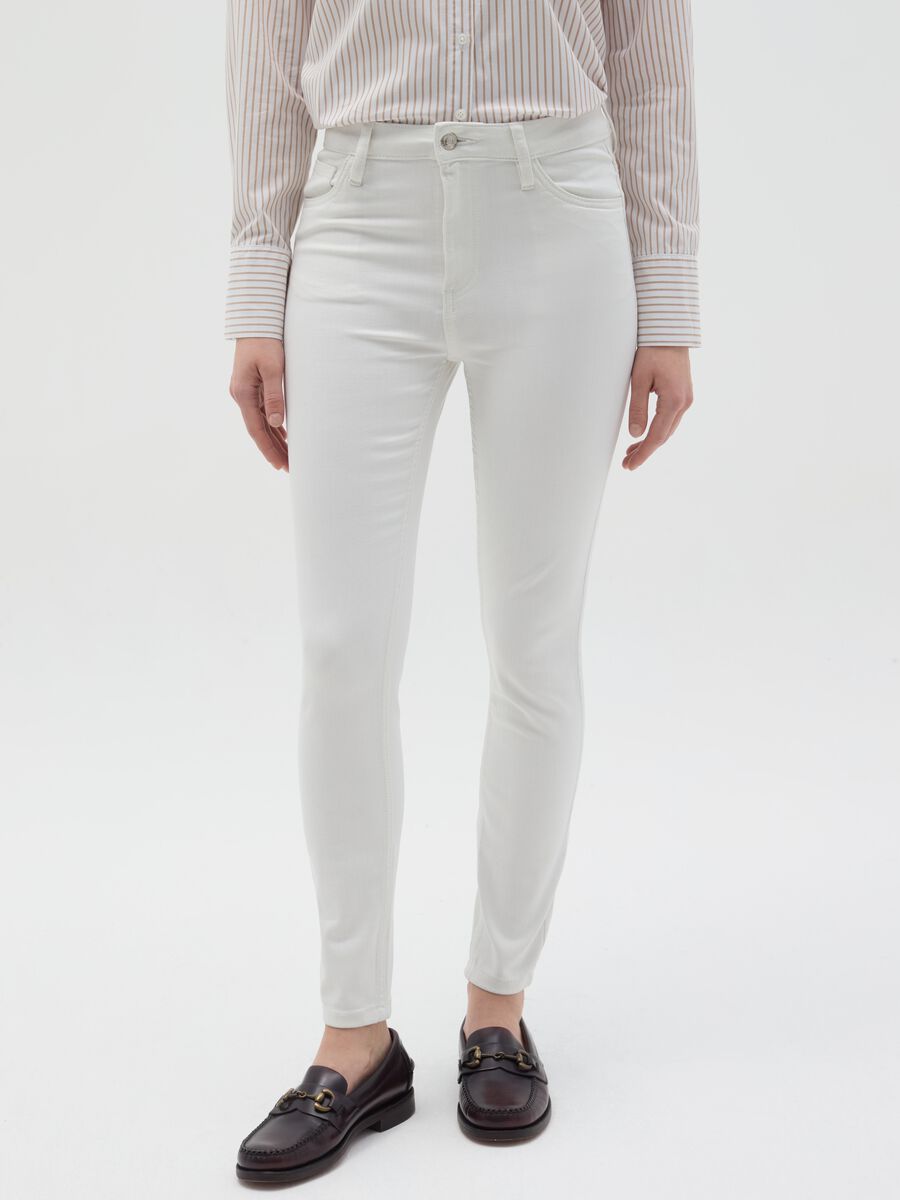 Skinny-fit jeans with five pockets_1