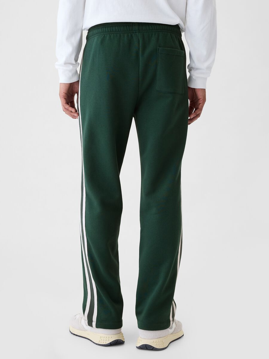 Joggers con bande rigate ricamo logo Athletic_2