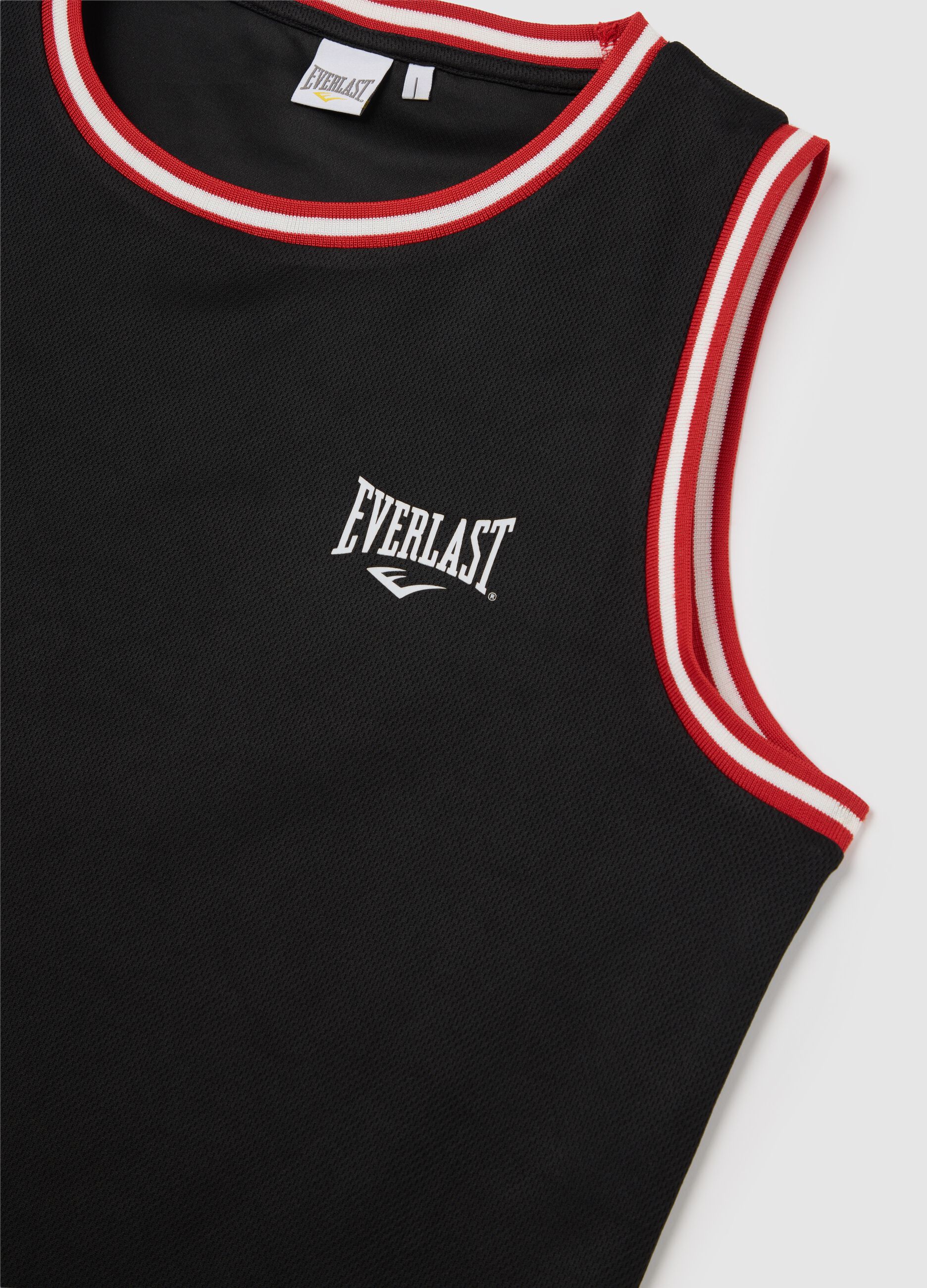Black Polyester Everlast Tank Top
