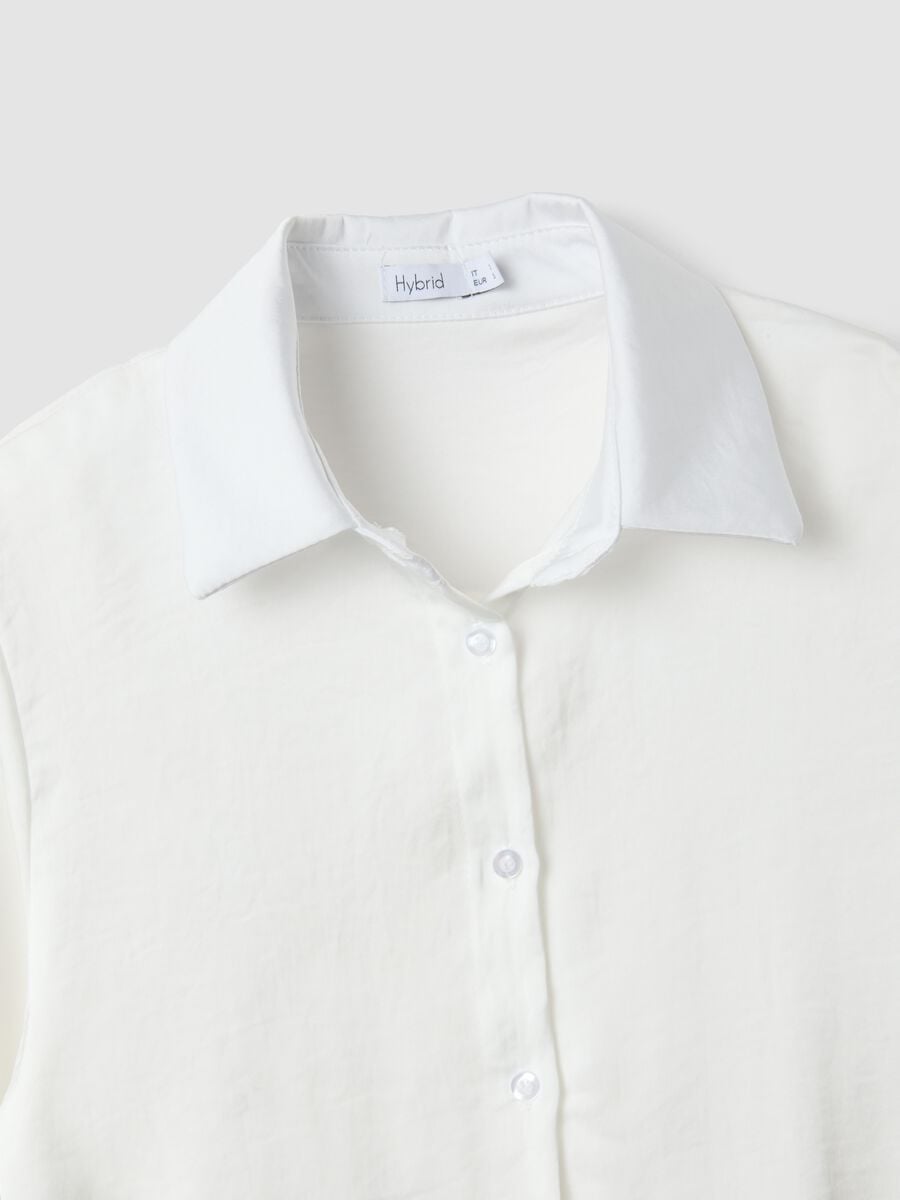 Camicia bianca regular fit con colletto classico_5