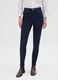 High-waisted stretch cotton blue skinny jeans_1