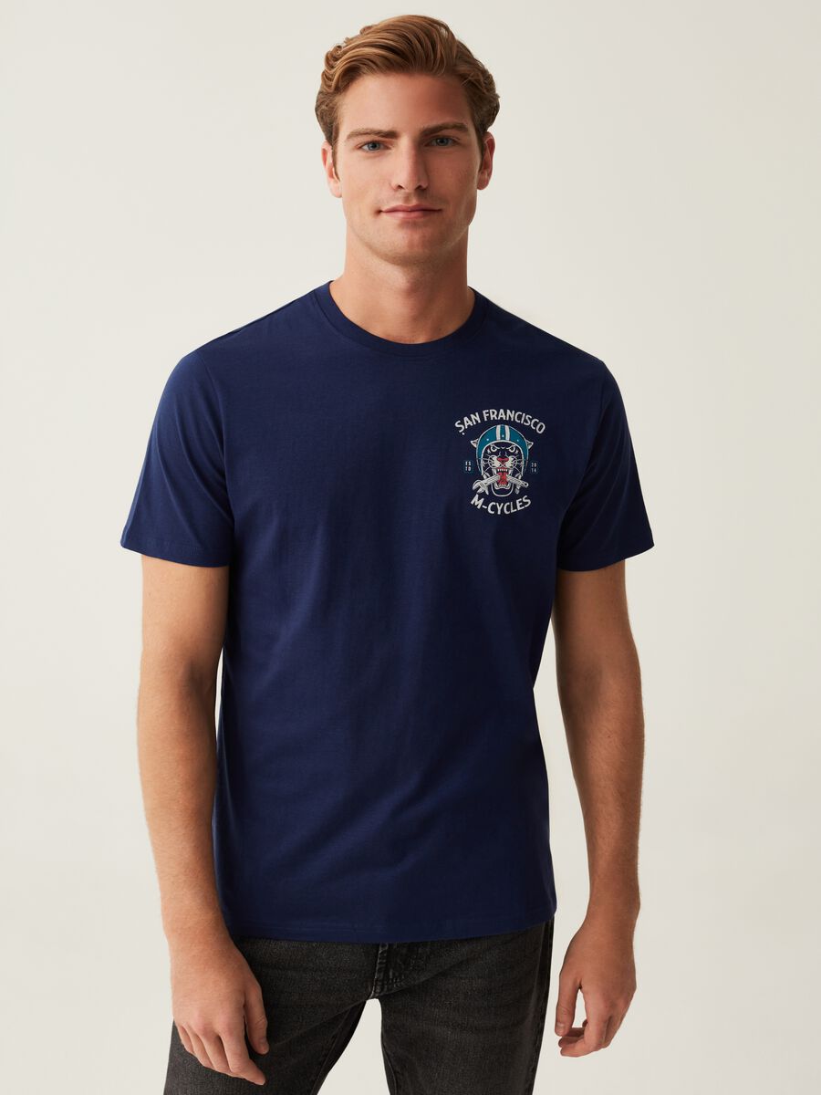 T-shirt con stampa Motorcycle San Francisco_0