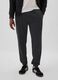 Pantaloni jogger grigi in misto cotone_2