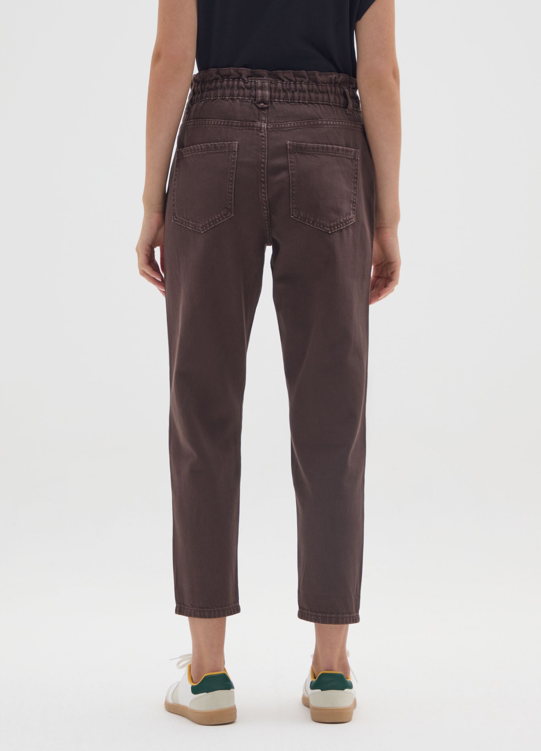 Brown Denim Trousers