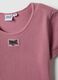 Short sleeve pink boxy fit sports T-shirt_5