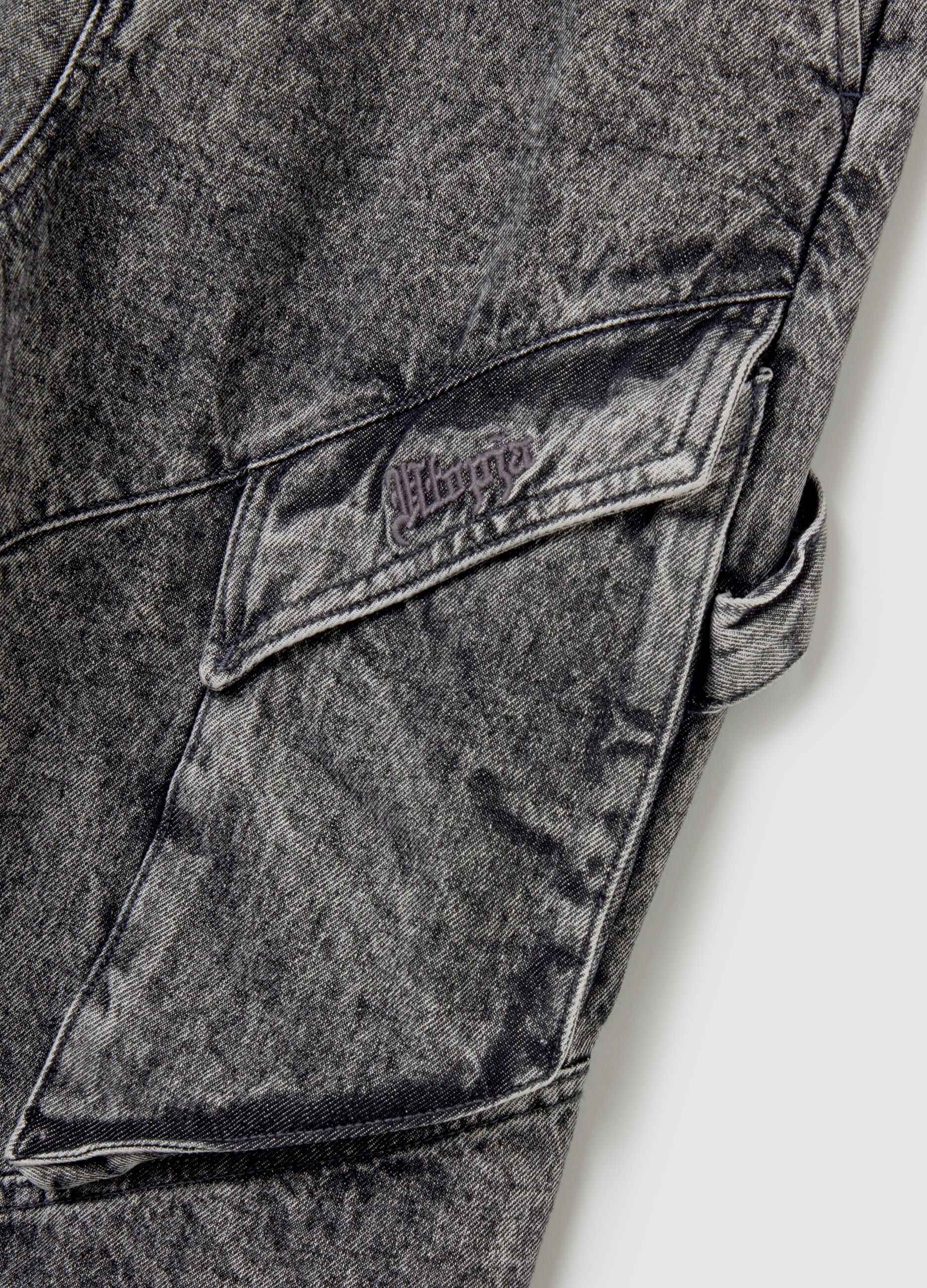 Vintage Grey Cargo Denim