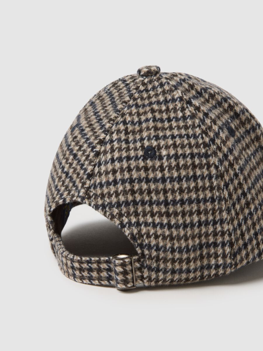 Cappellino da baseball a quadri multicolor_1