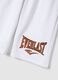 White cotton blend shorts regular fit with Everlast logo_5