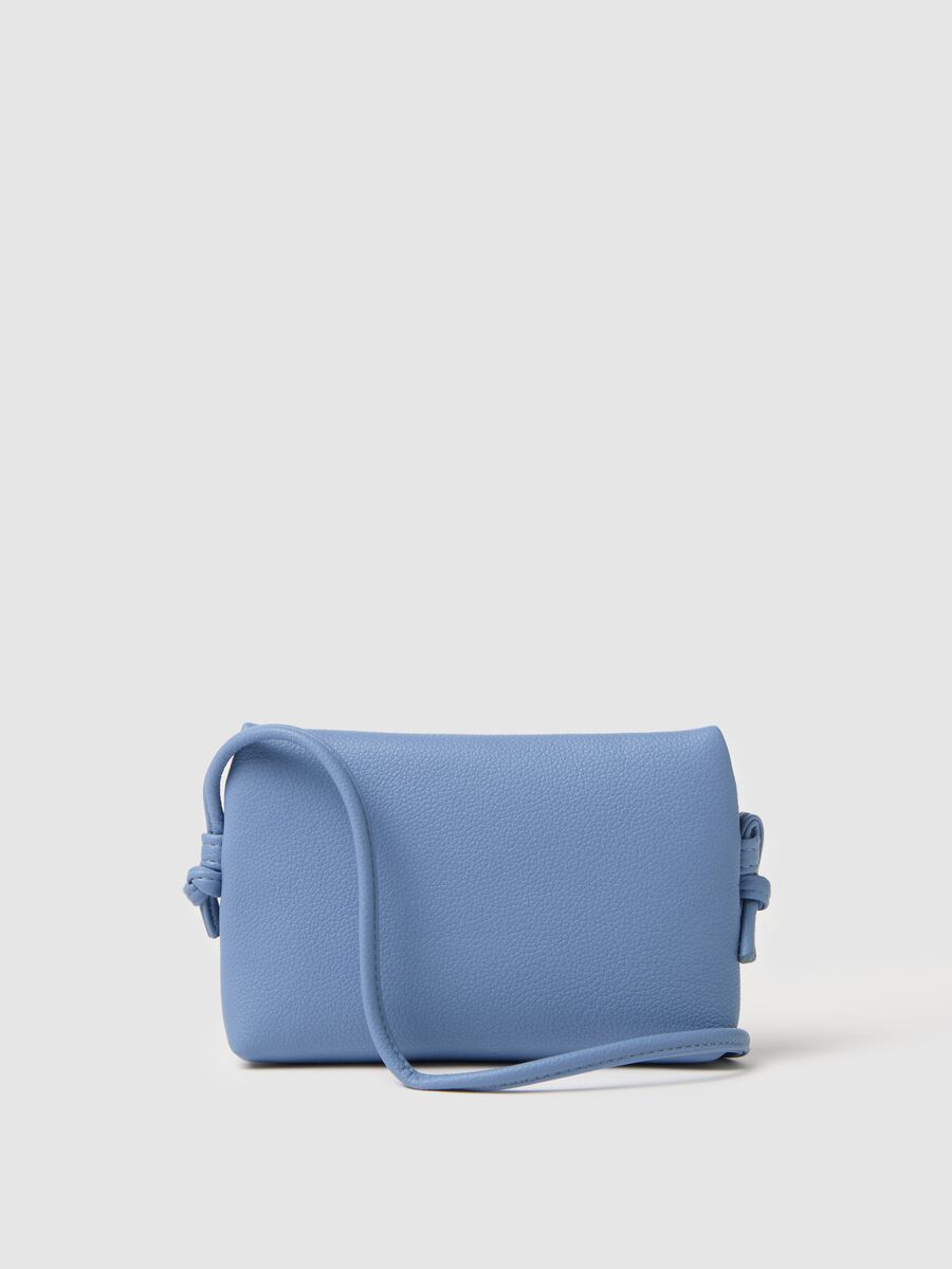 Light blue clutch bag with zip_1