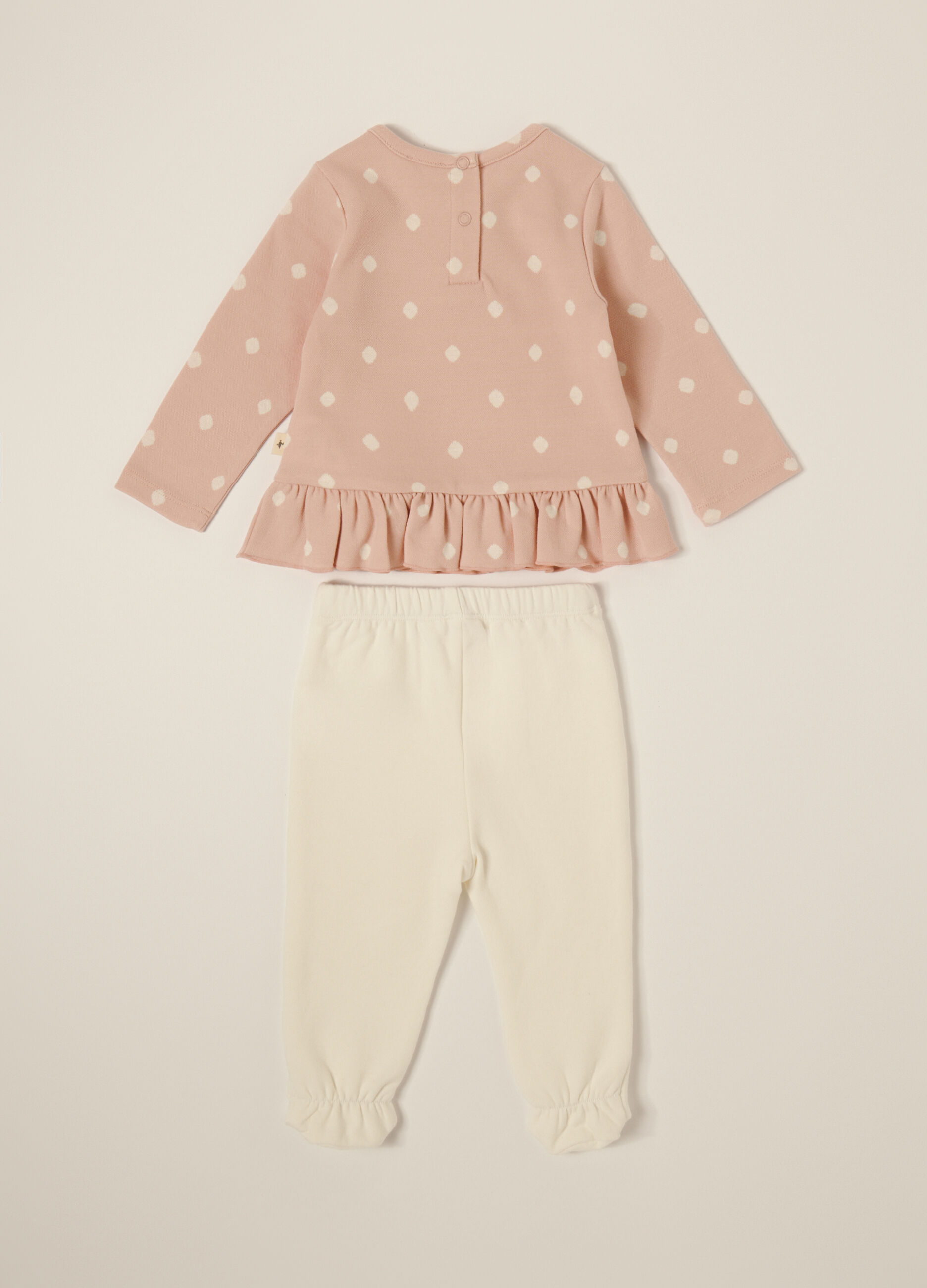 Pink Stretch Cotton Set for Baby