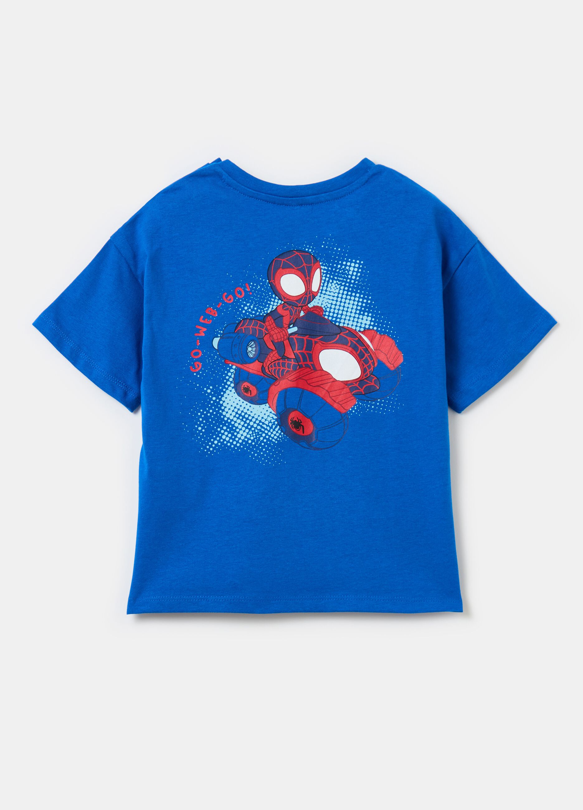 T-shirt in cotone con stampa Spidey