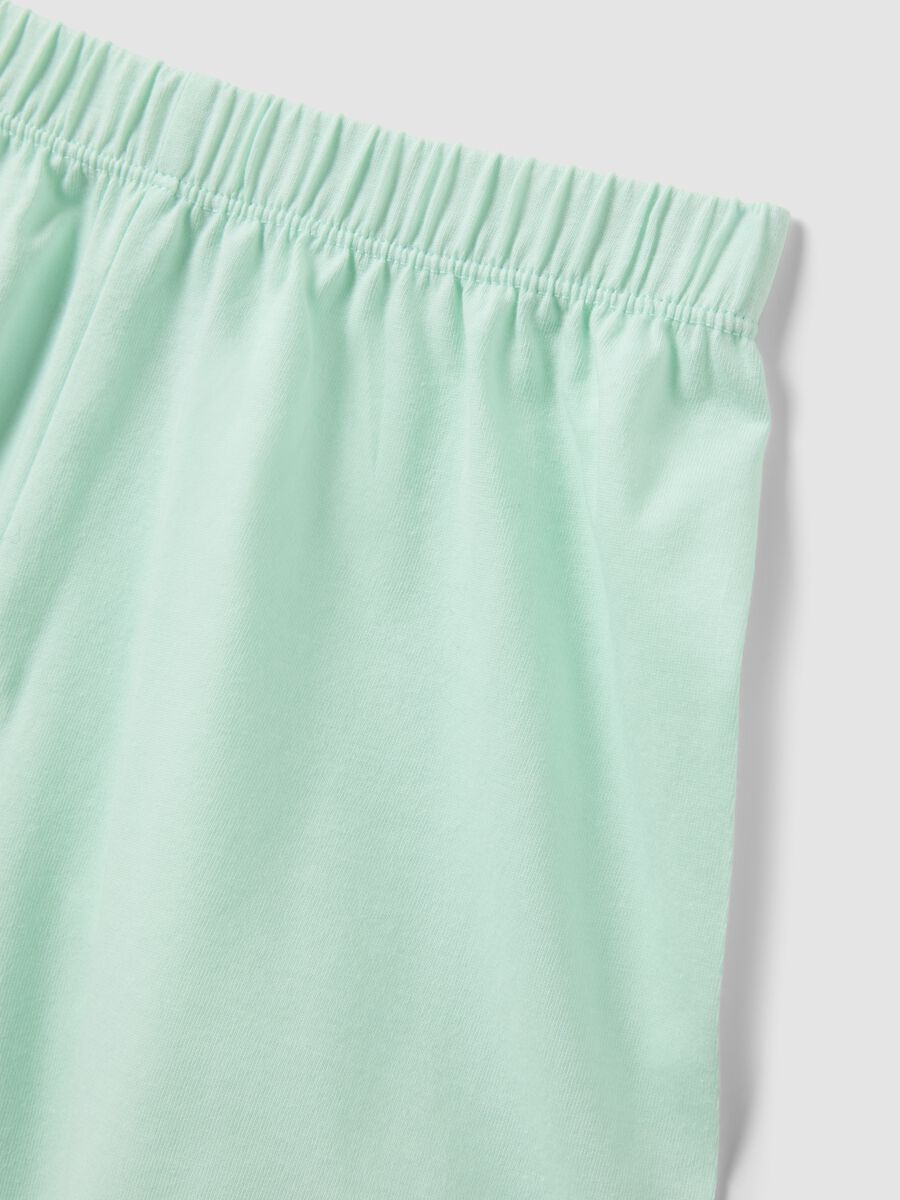 Pigiama in puro cotone multicolor da bambina regular fit con disegni_3