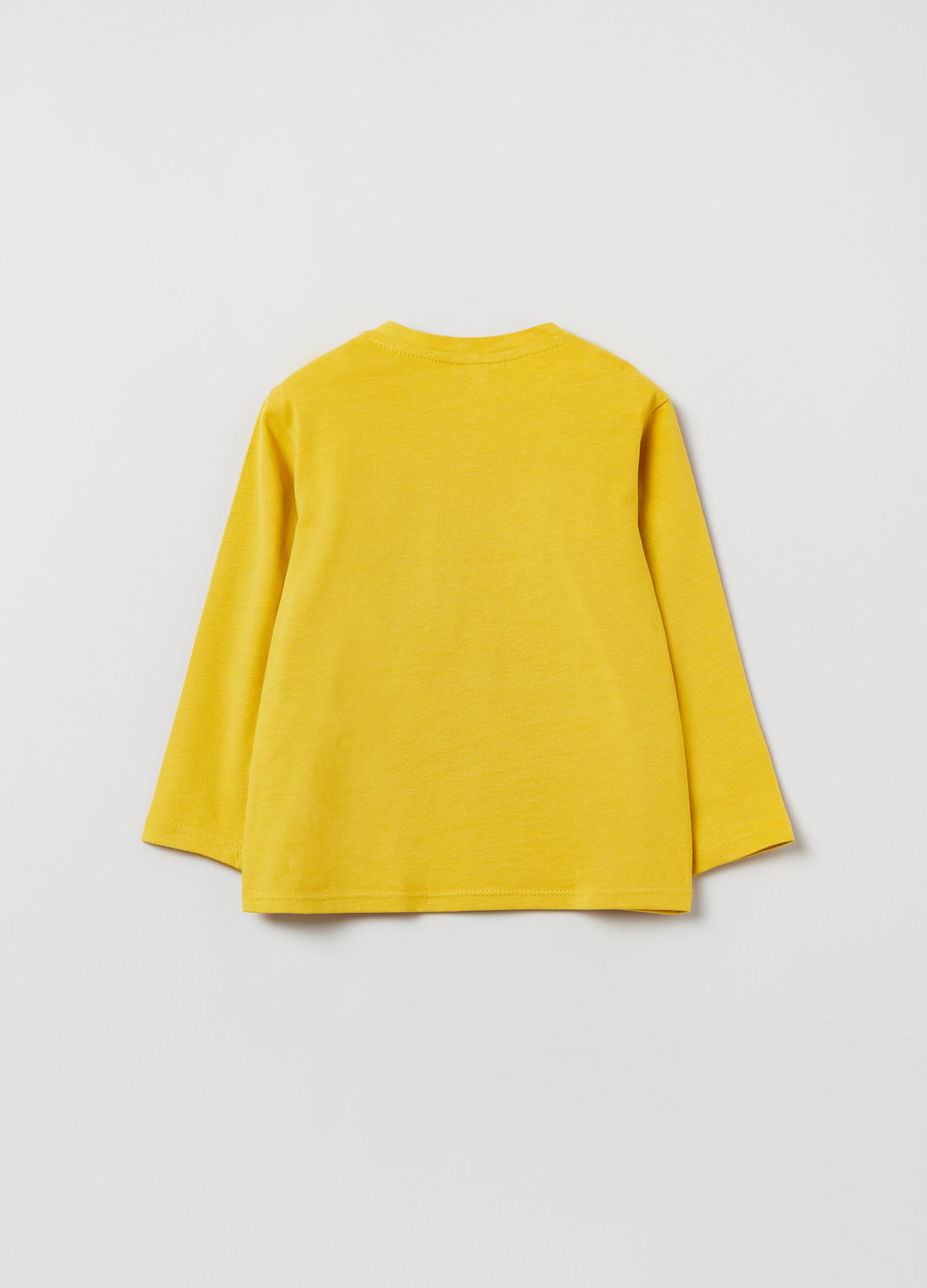 T-shirt a maniche lunghe con stampa_1