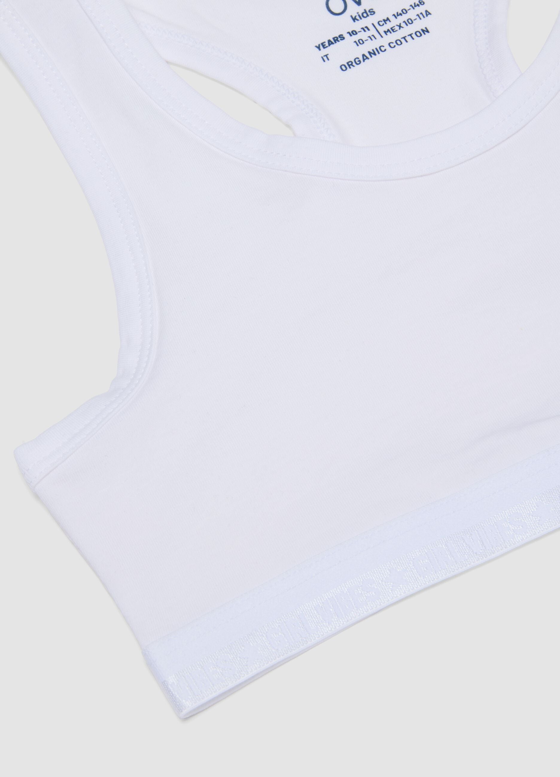 Bipack reggiseni sportivi multicolor in cotone organico elasticizzato