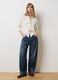 White Blouse with Mandarin Collar_1