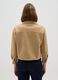 Beige regular fit jacket with pockets_2