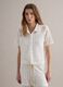 White perforated short-sleeve polo shirt, regular fit_2