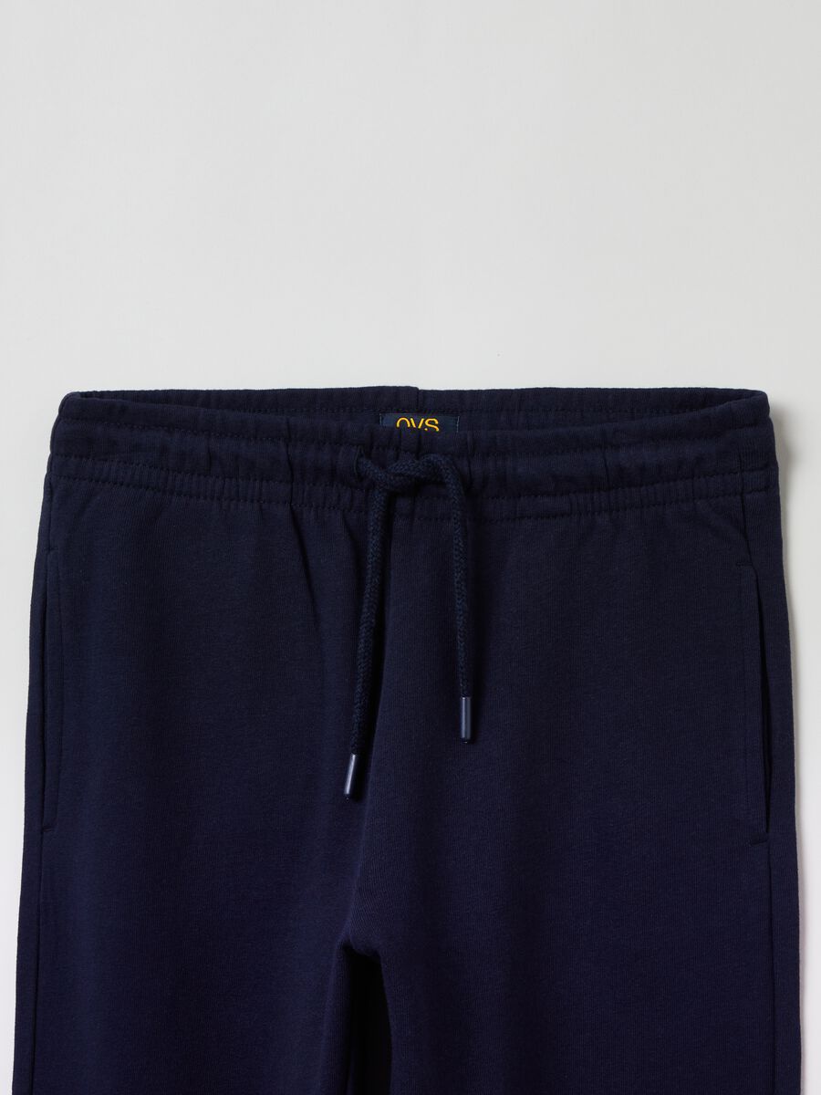 Joggers in felpa con coulisse_2