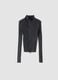 Full-Zip Ribbed Knit Vintage Grey_0