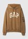 Sweatshirt with hood and logo patch_4