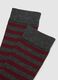 Tripack striped multicolor cotton blend socks_1