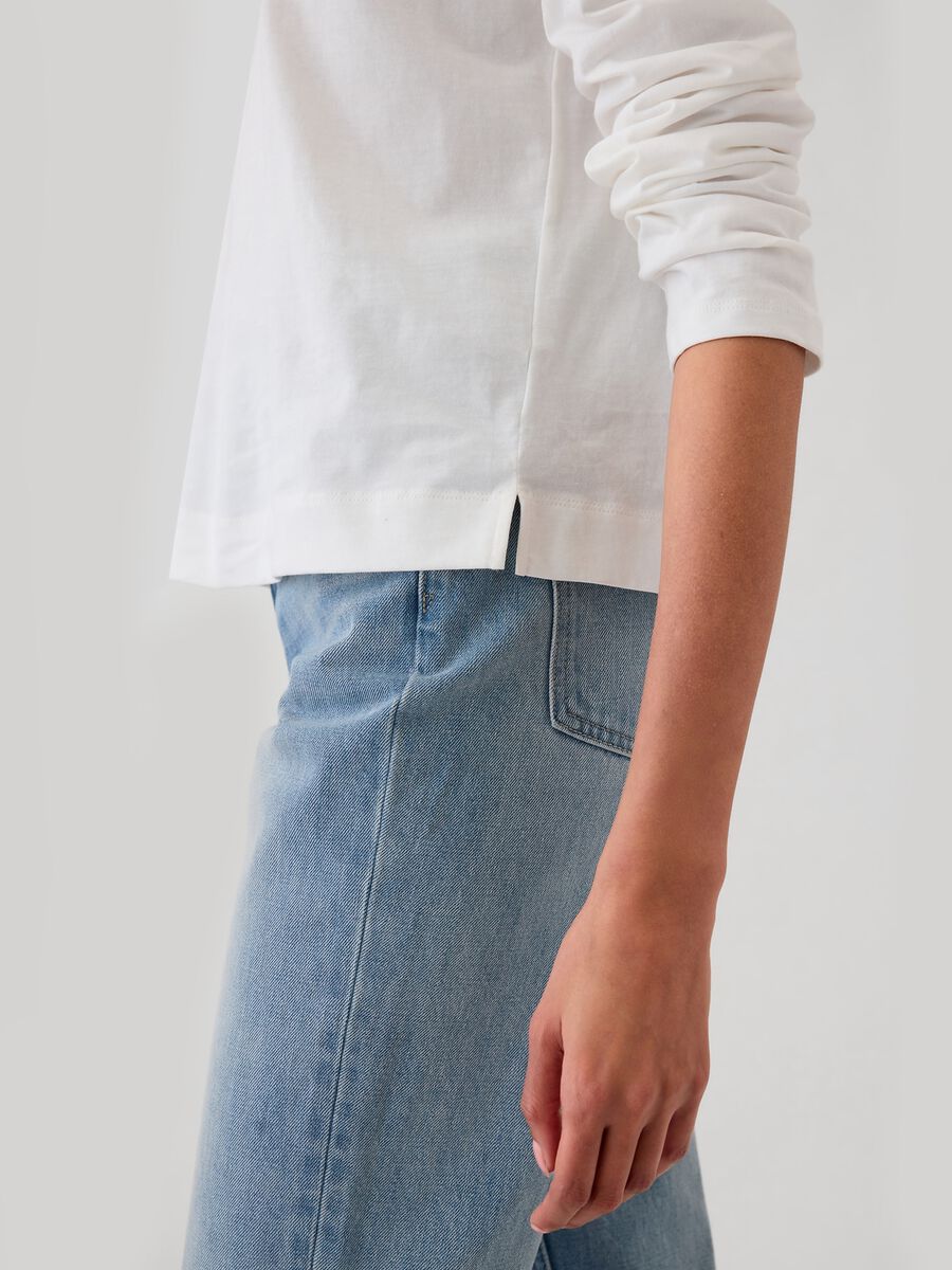 Long-sleeved T-shirt in cotton_3