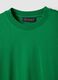 Regular Fit Green Crew Neck Cotton T-shirt_5