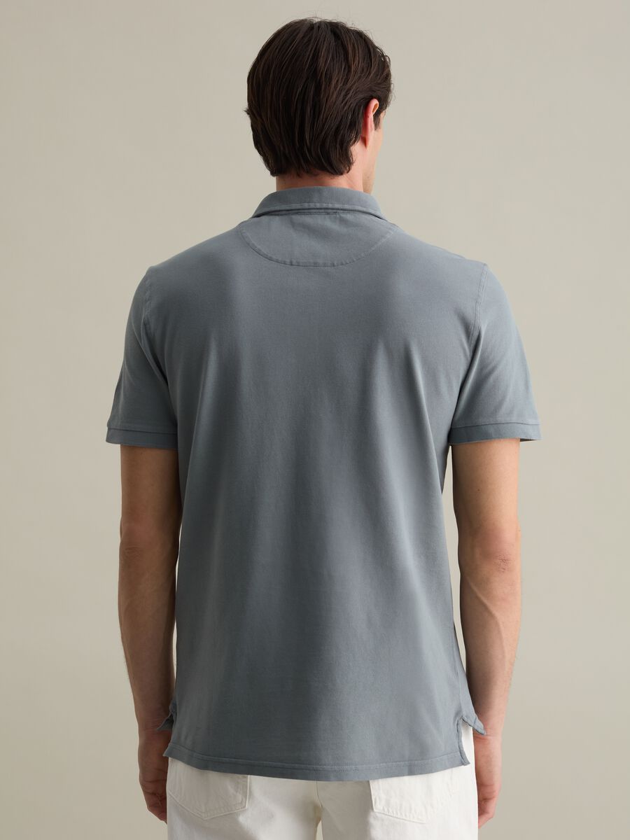 Cotton pique polo shirt_3