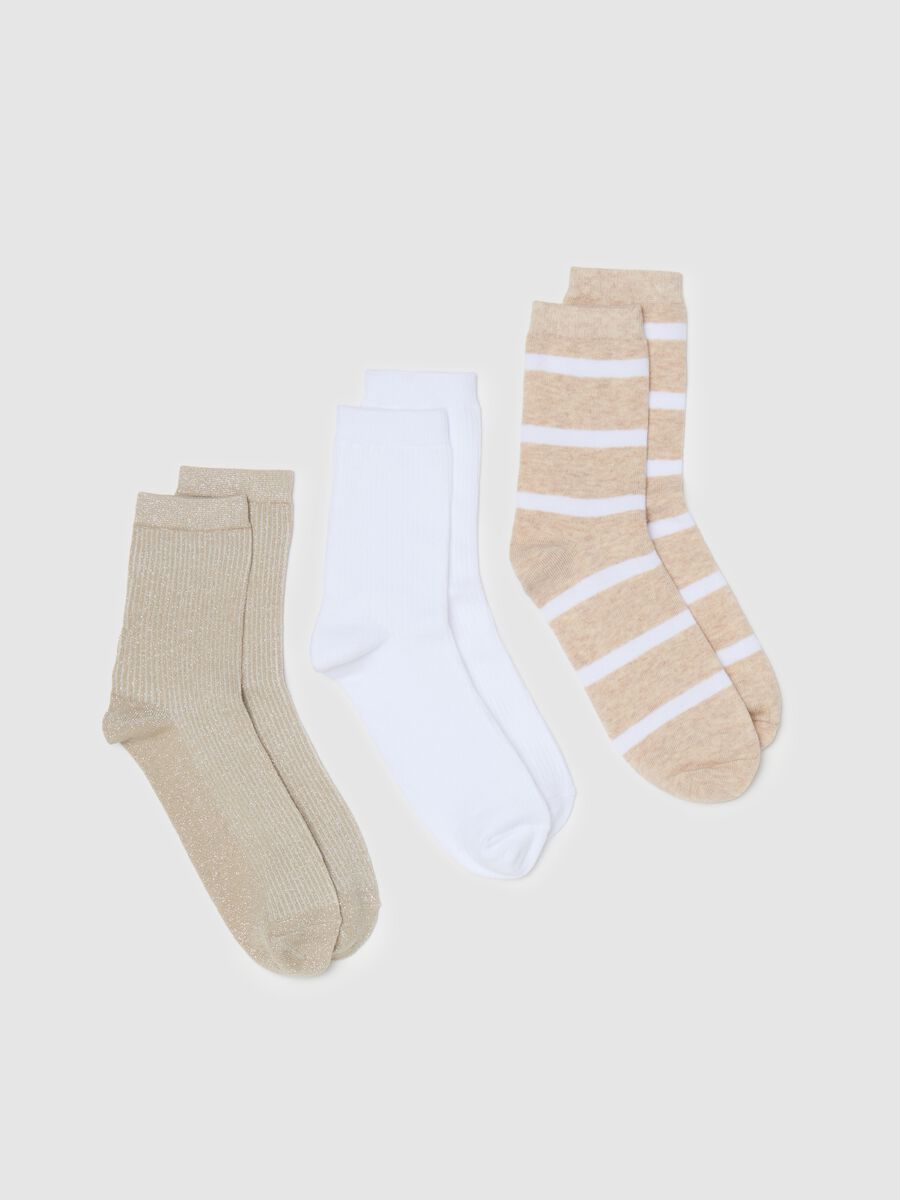 Three-pair pack short stretch socks_0