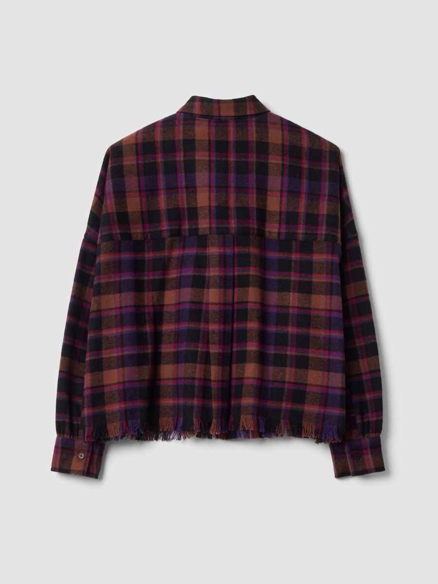 Camicia multicolor a quadri in puro cotone regular fit_2