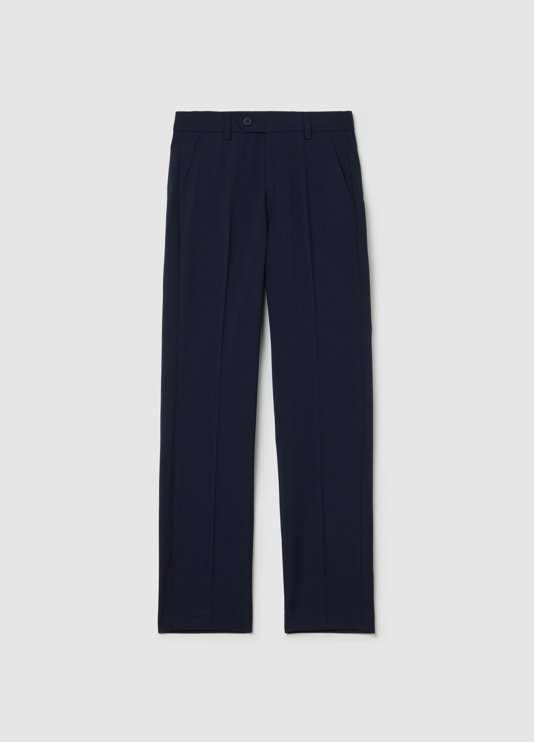 Pantaloni chino con pinces