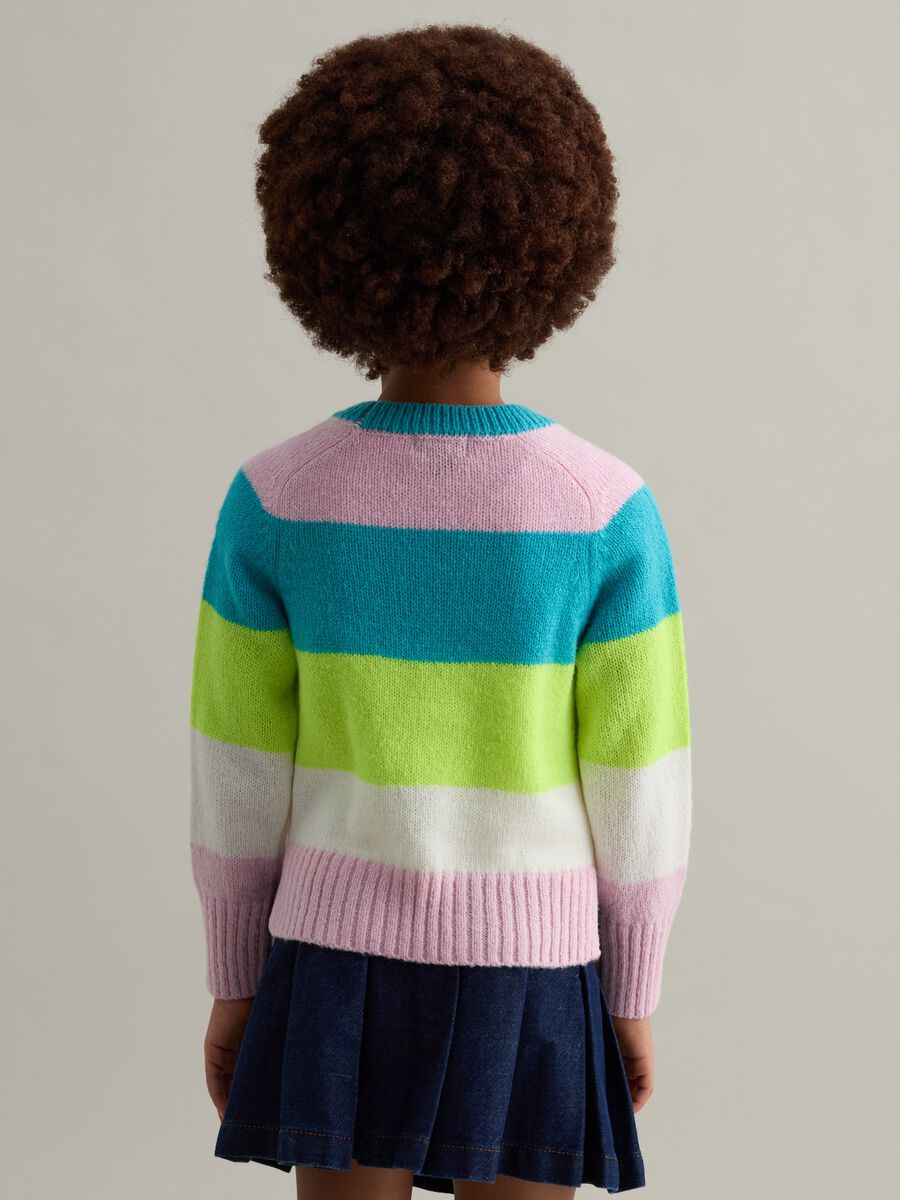 Pullover in fantasia a righe_1