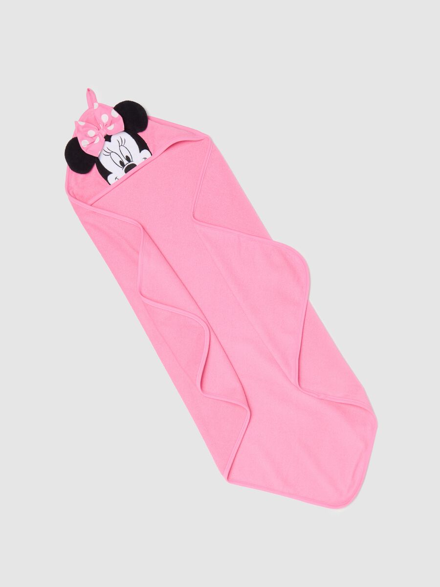 Bathrobe with Minnie Mouse application and embroidery_1