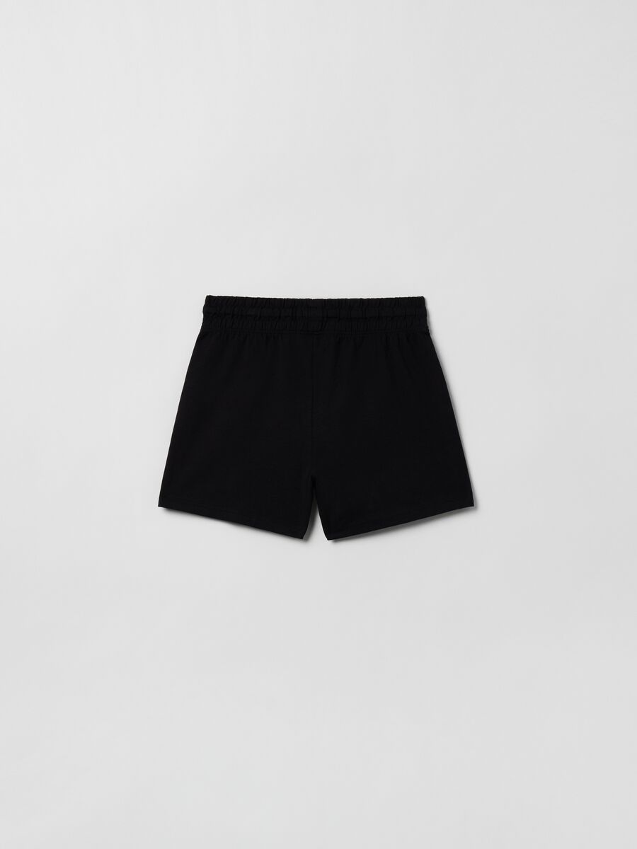 Shorts in jersey con coulisse_1