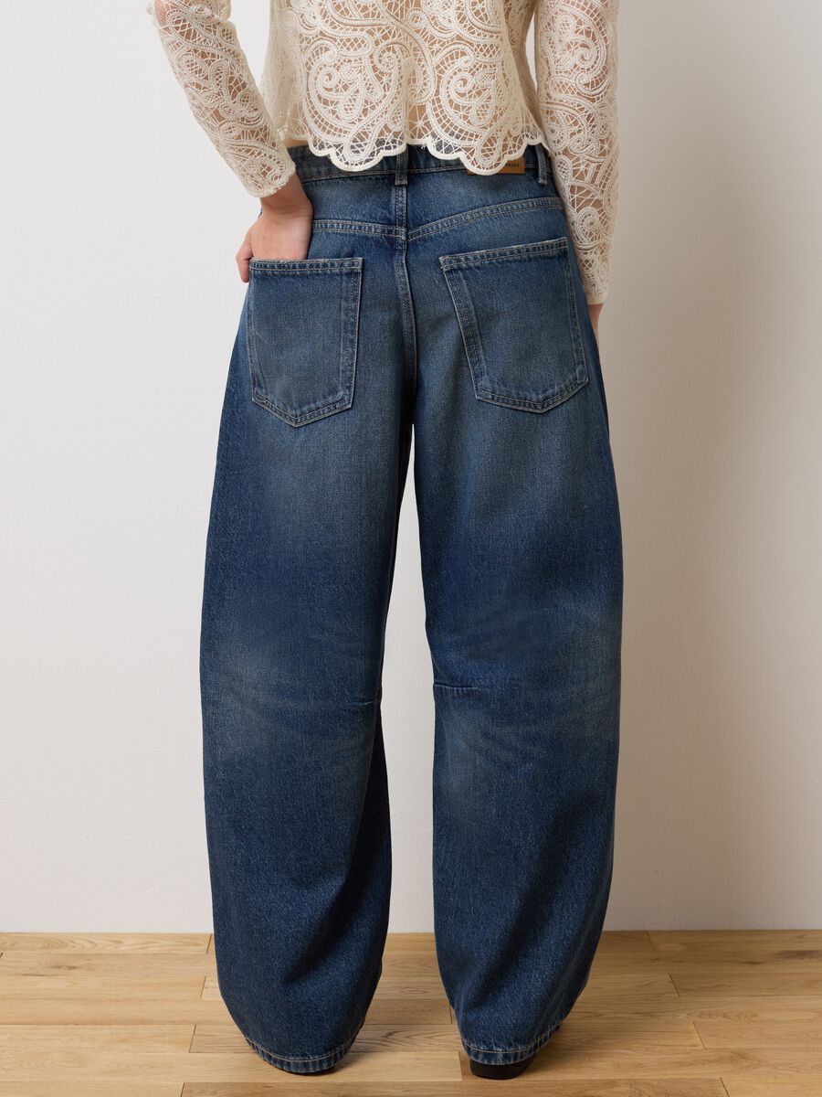 Jeans in puro cotone blu balloon_2