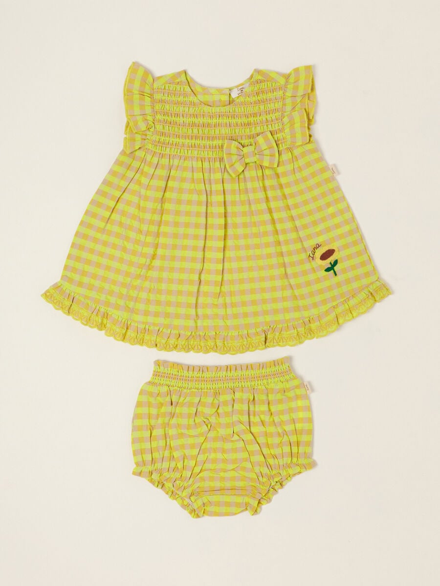 Vestito misto cotone a righe IANA_0