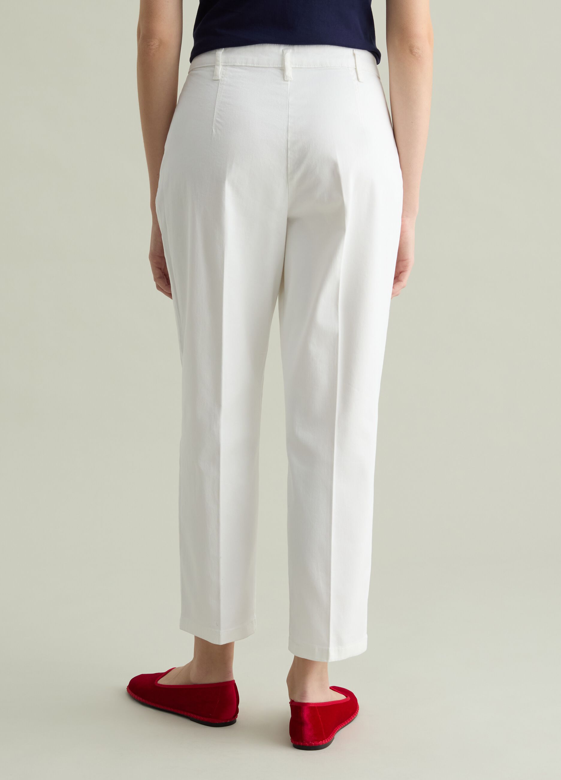 Stretch cotton chinos