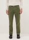 Slim Fit Stretch Cotton Green Trousers_1