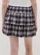 Check tiered miniskirt_2