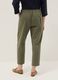 Green stretch-cotton trousers with elasticated waistband, regular fit_2