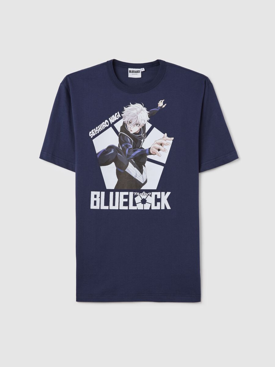 Blue T-shirt with Seishiro Nagi print_4